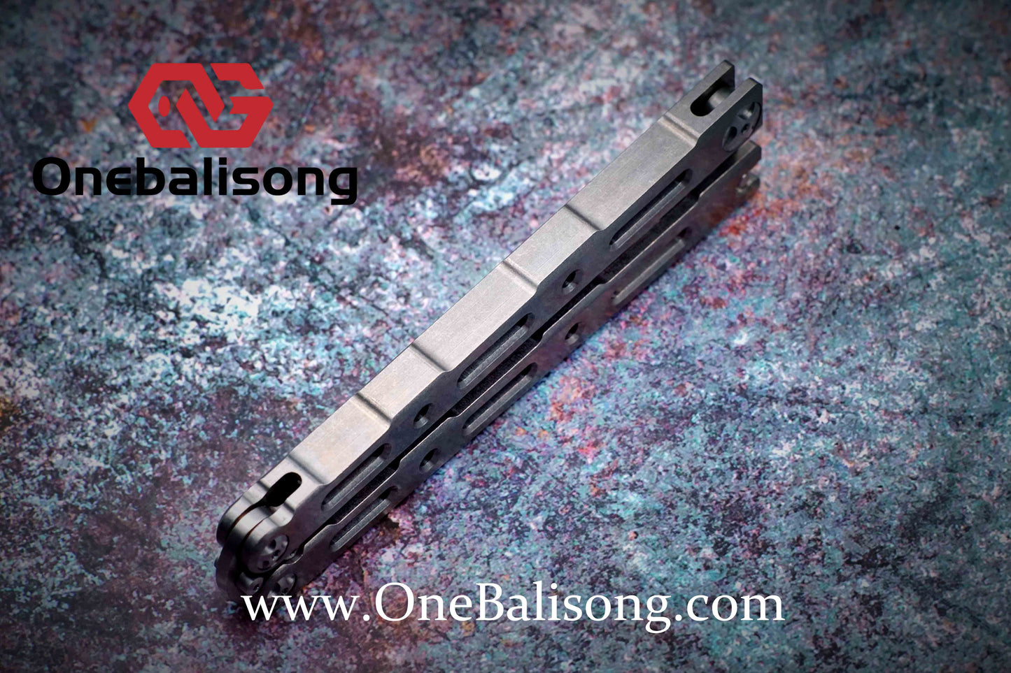 theone BM87 clone Titanium handle stainless steel blade Bushing One-piece structure