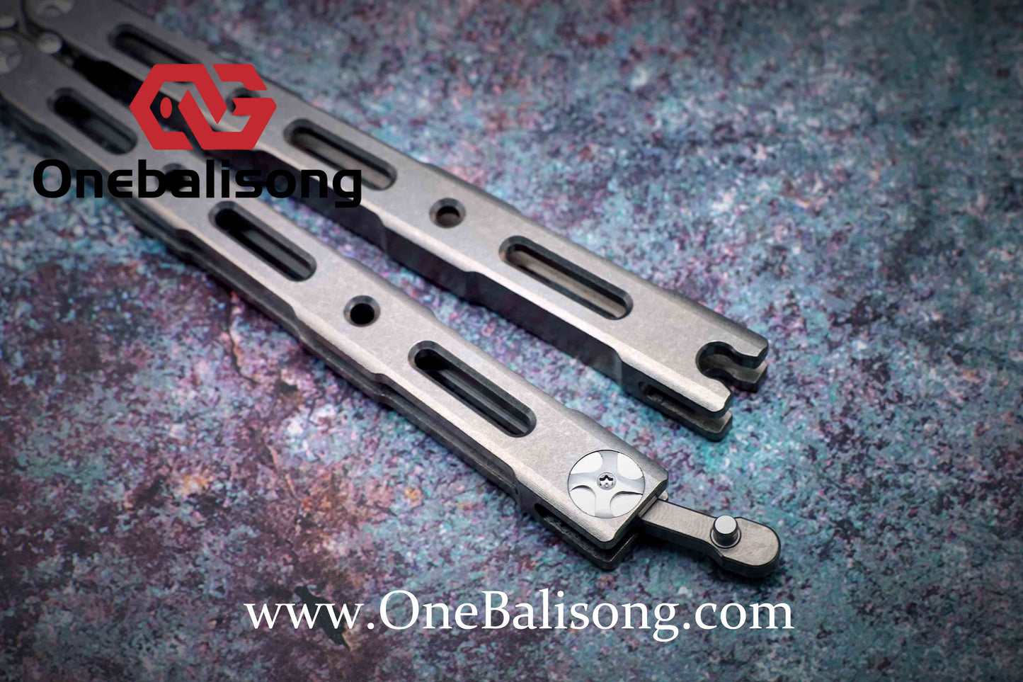theone BM87 clone Titanium handle stainless steel blade Bushing One-piece structure