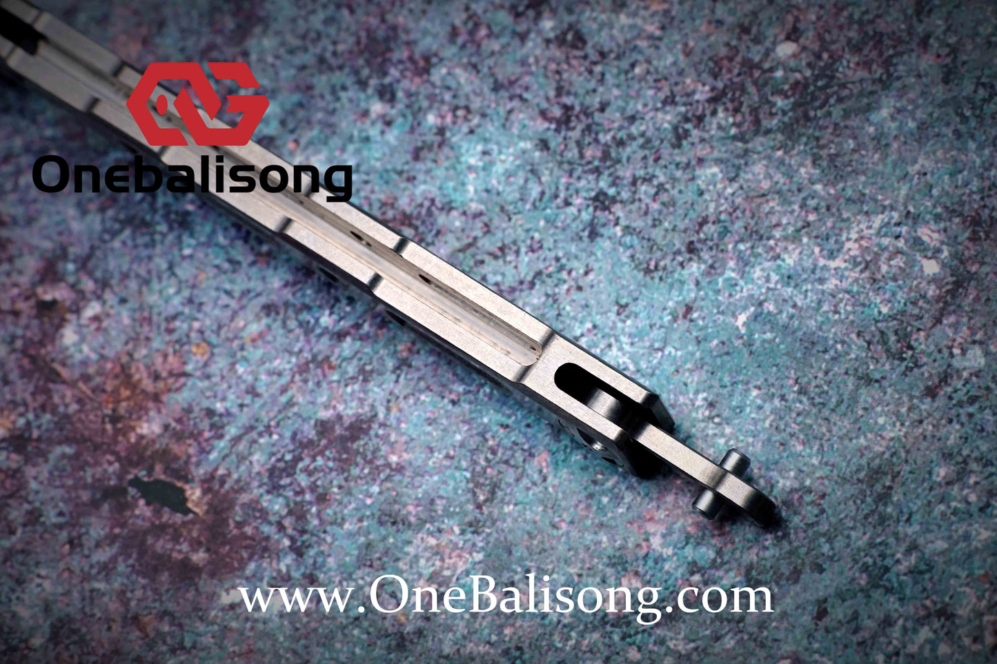 theone BM87 clone Titanium handle stainless steel blade Bushing One-piece structure