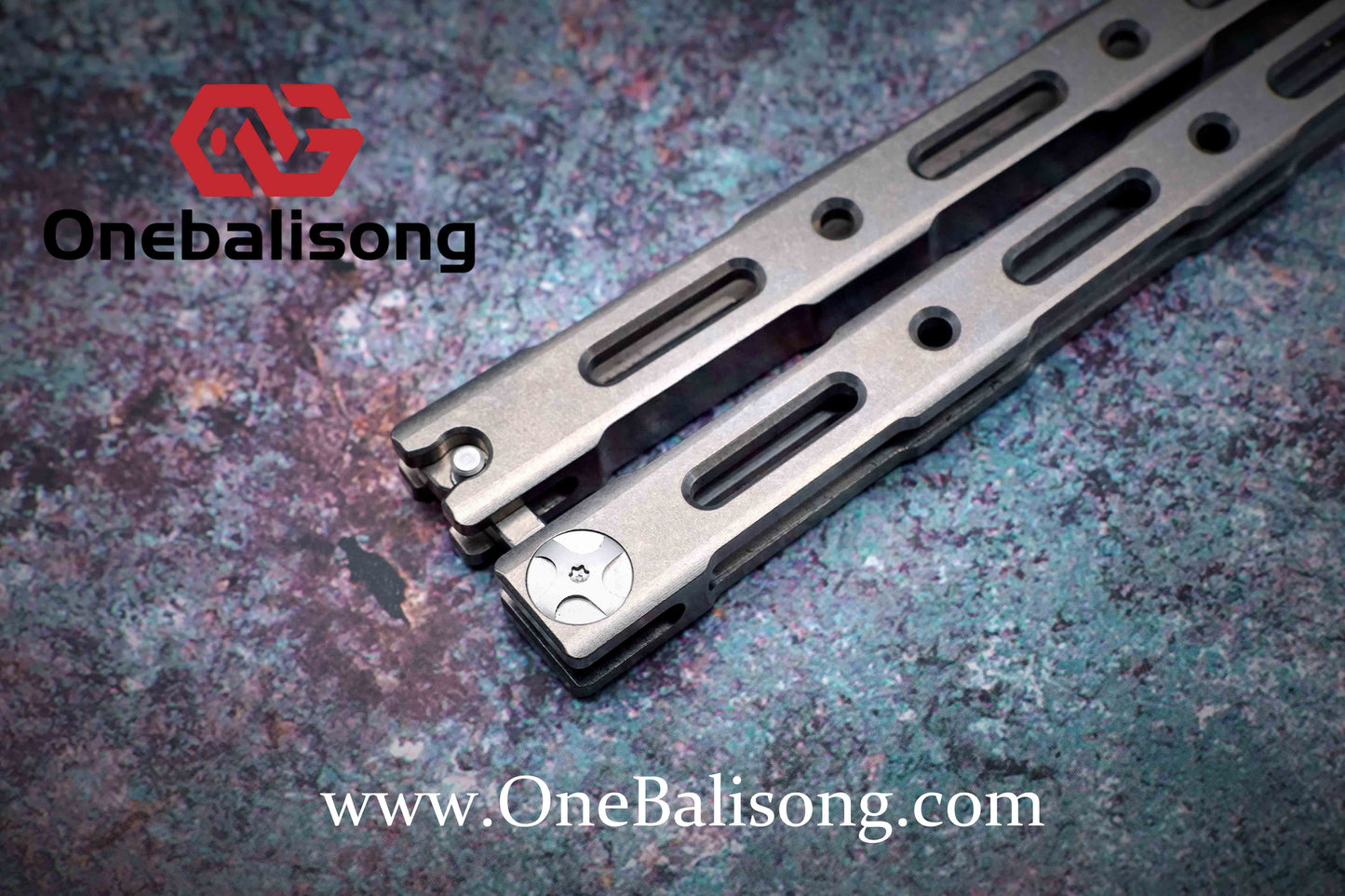 theone BM87 clone Titanium handle stainless steel blade Bushing One-piece structure