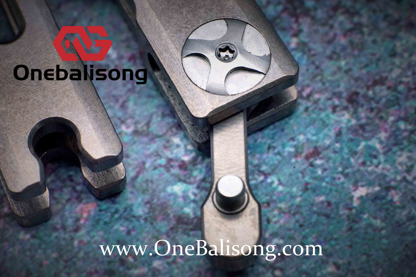 theone BM87 clone Titanium handle stainless steel blade Bushing One-piece structure