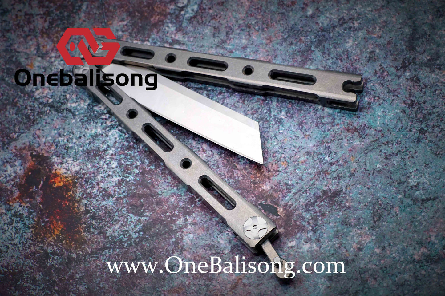 theone BM87 clone Titanium handle stainless steel blade Bushing One-piece structure