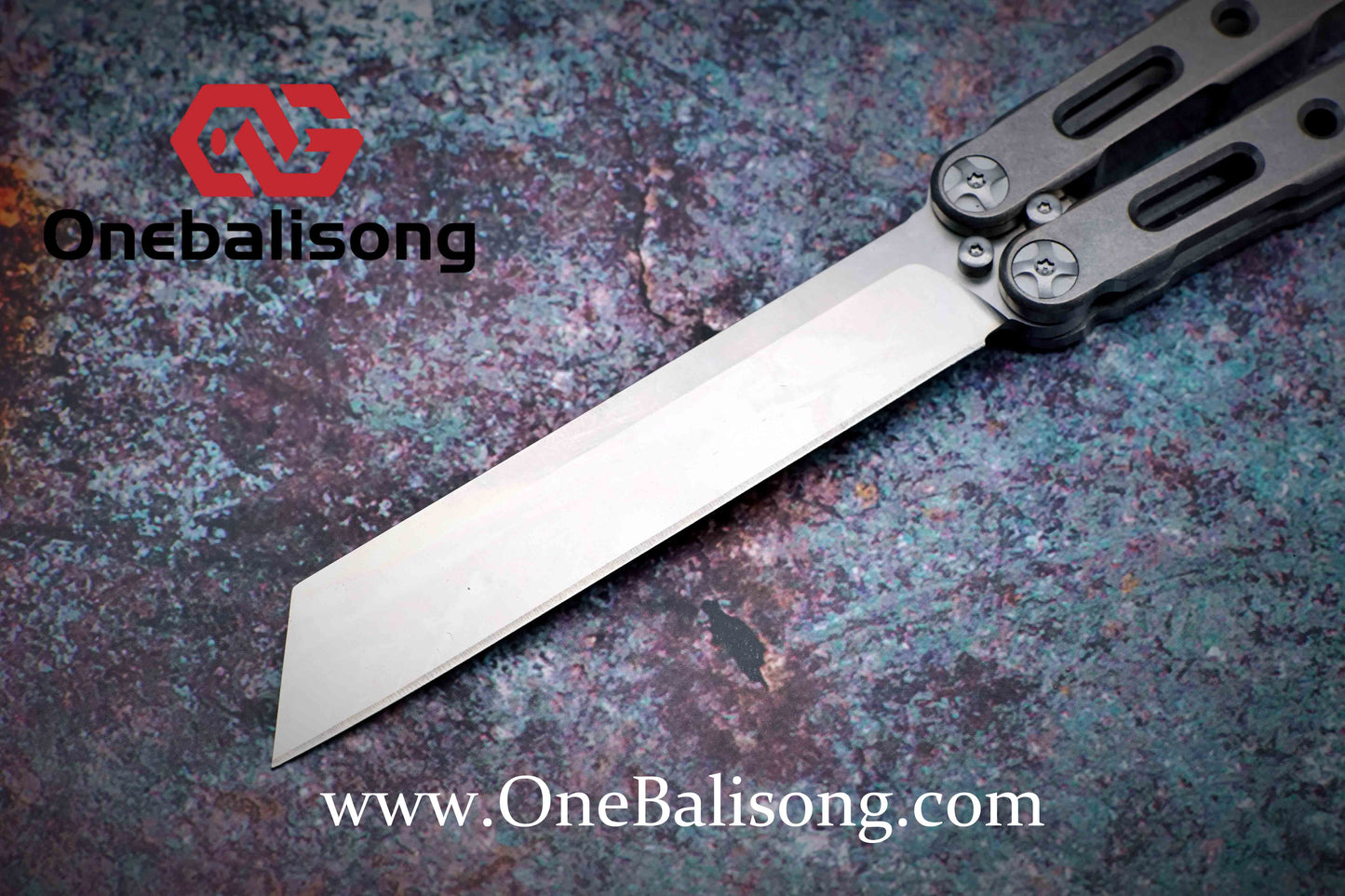 theone BM87 clone Titanium handle stainless steel blade Bushing One-piece structure