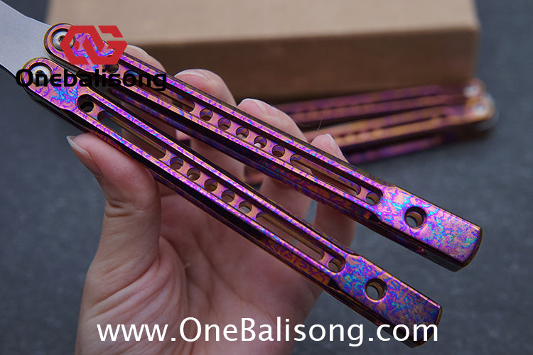 theone monarch v2 clone Titanium alloy-handle stainless steel blade bushings D2