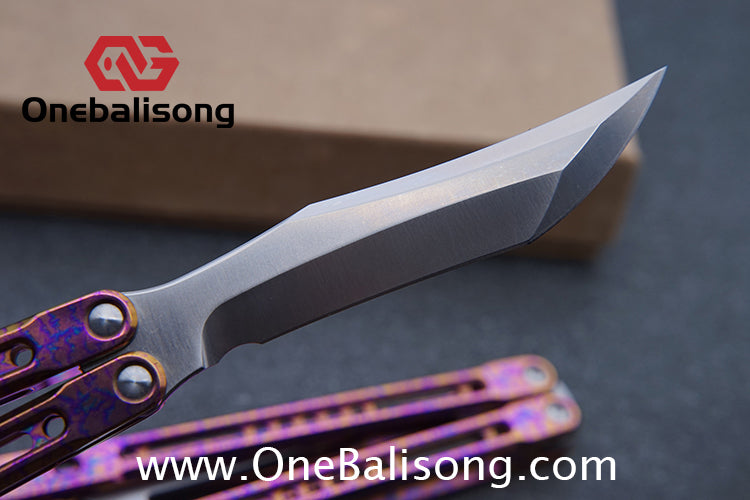 theone monarch v2 clone Titanium alloy-handle stainless steel blade bushings D2