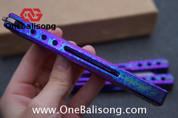 theone JK orca killer whale clone Titanium alloy-handle stainless steel blade