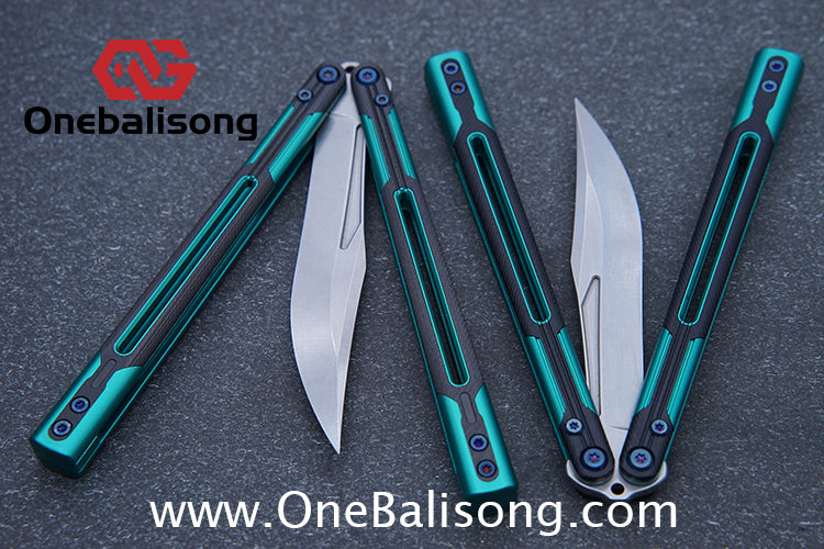 APOCALYPSE TIANQI Cygnus Clone v3.5 Blue screw 7075 Aluminum alloy handle bushing stainless steel blade