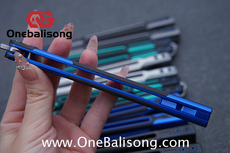 APOCALYPSE TIANQI Cygnus Clone v3.5 Blue screw 7075 Aluminum alloy handle bushing stainless steel blade