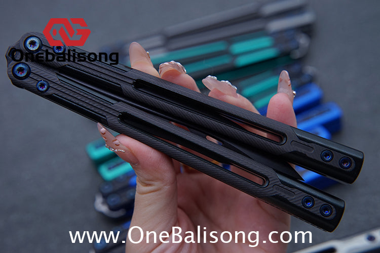 APOCALYPSE TIANQI Cygnus Clone v3.5 Blue screw 7075 Aluminum alloy handle bushing stainless steel blade