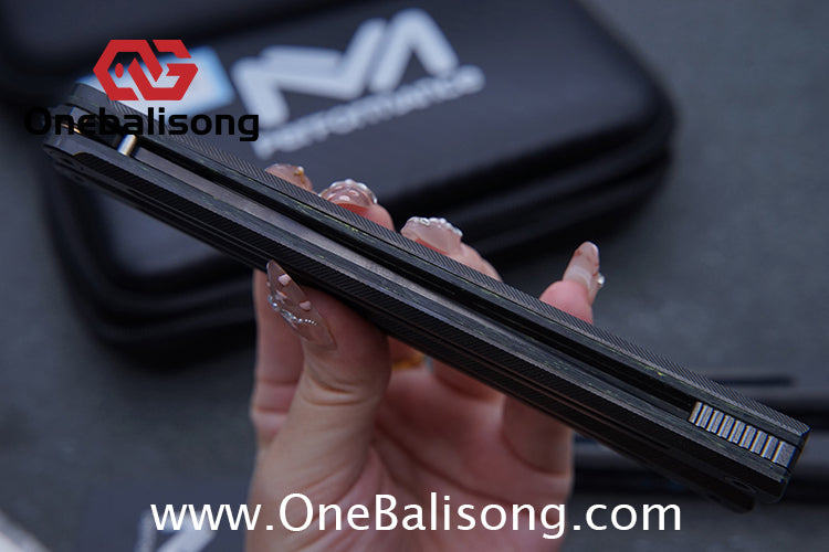 Performance Time Zero Balisong TC4 Titanium Alloy Handle 14c28N Stainless Steel Blade
