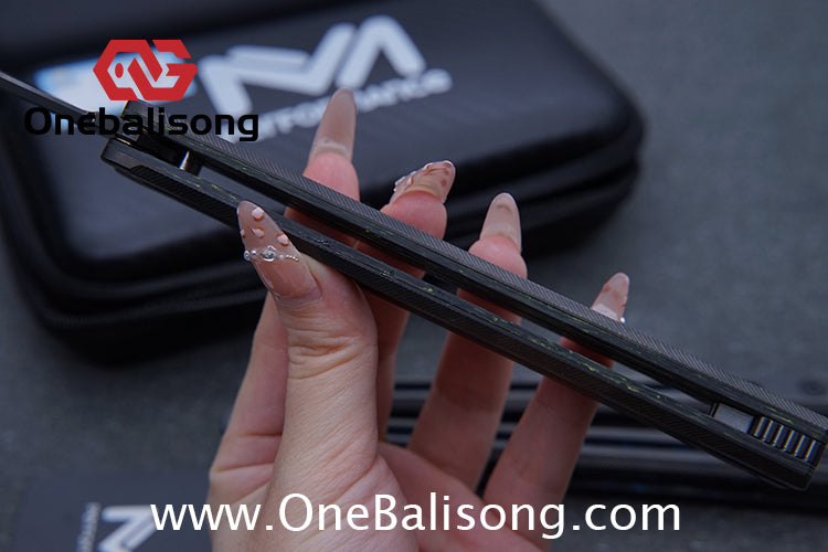 Performance Time Zero Balisong TC4 Titanium Alloy Handle 14c28N Stainless Steel Blade