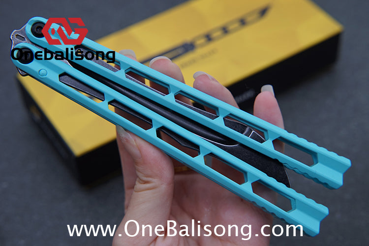 ARMED SHARK Prism Balisong Clone 5CR15 Stainless Steel Handle Stainless Steel Blade Bushings