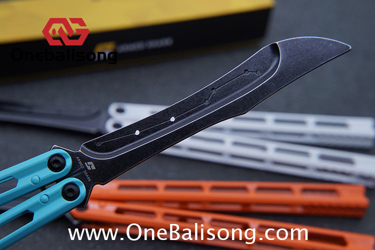 ARMED SHARK Prism Balisong Clone 5CR15 Stainless Steel Handle Stainless Steel Blade Bushings