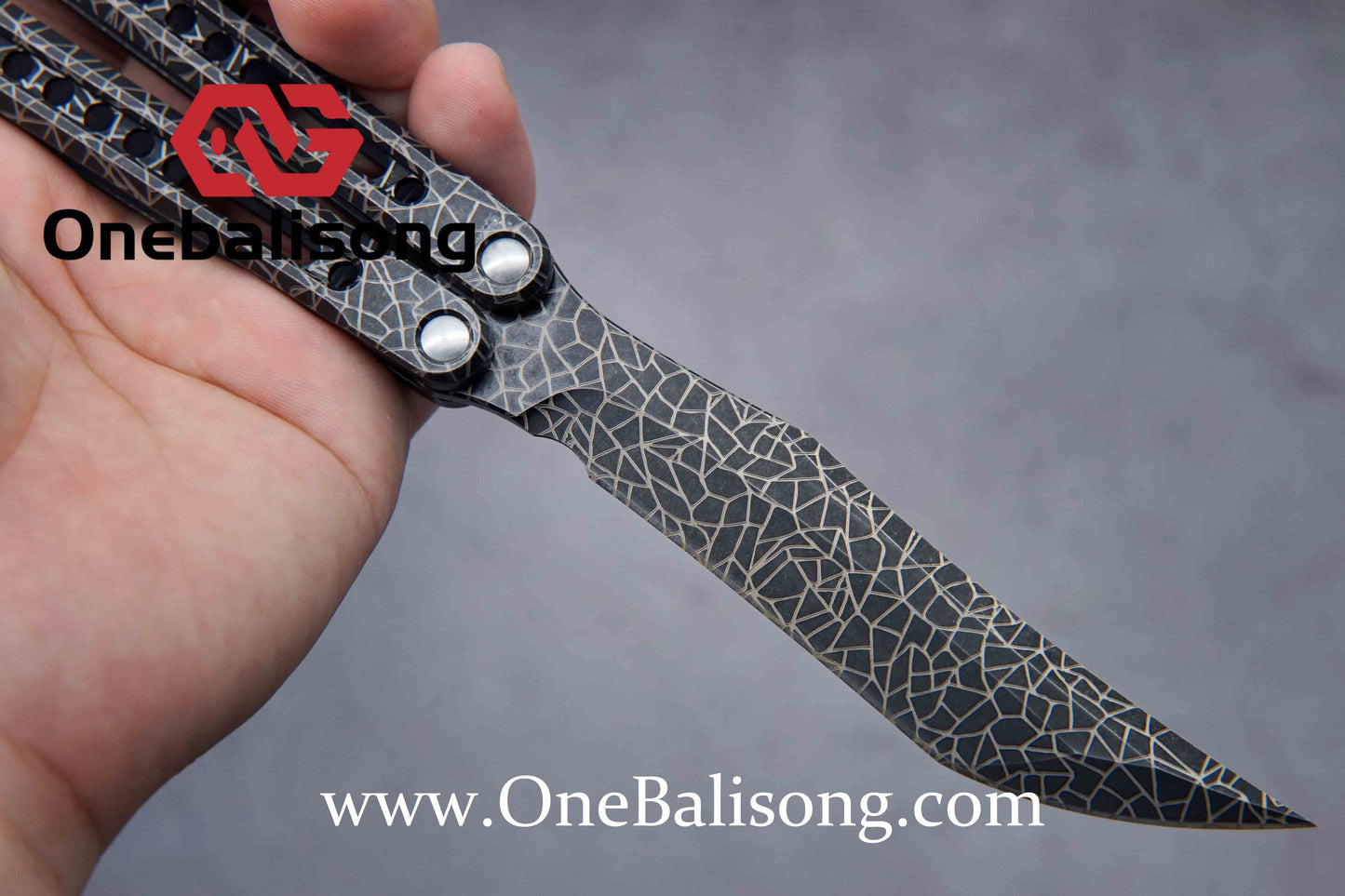 theone monarch v2 clone Titanium alloy-handle stainless steel blade bushings D2