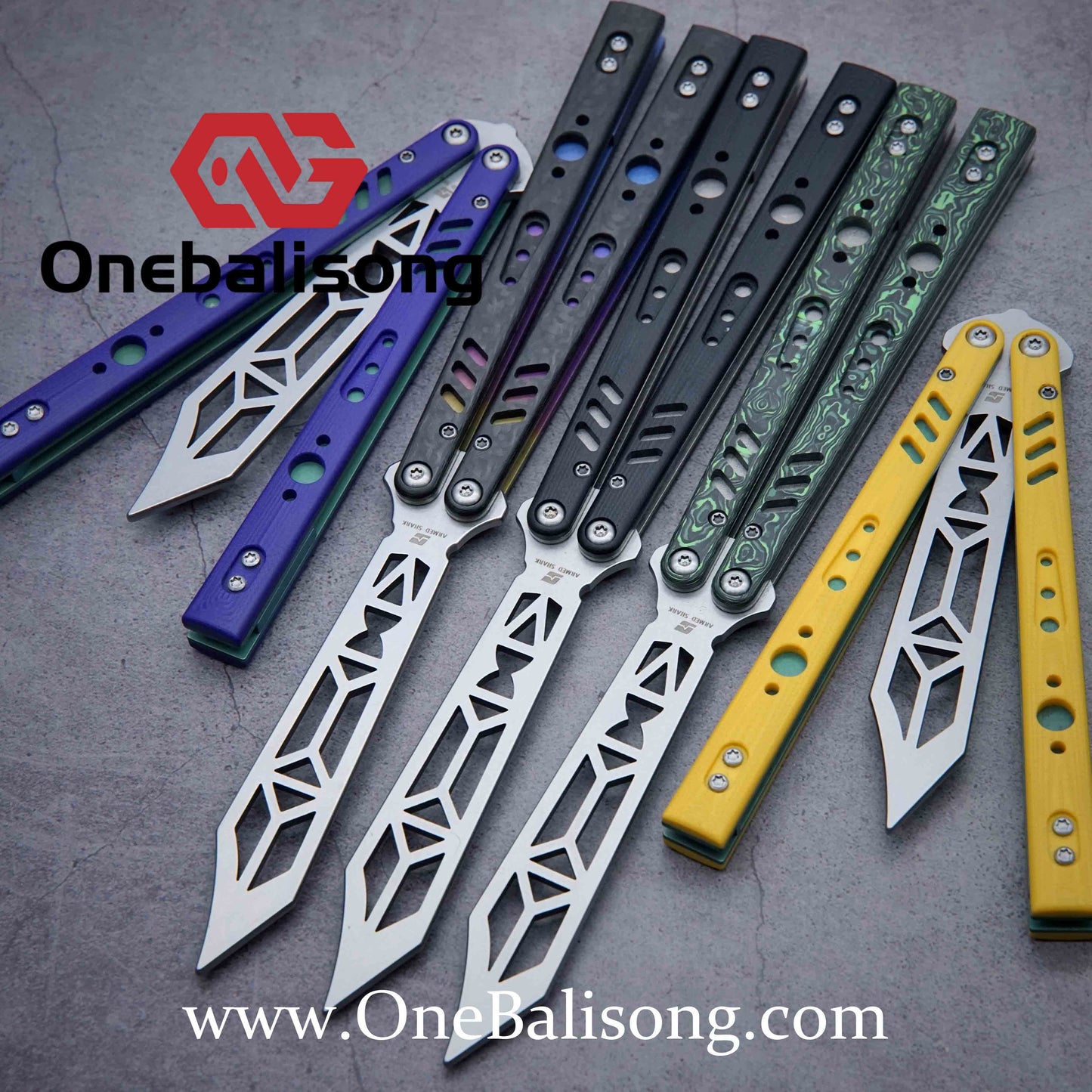 ARMED SHARK REP clone Titanium+g10 handle stainless steel blade Bushing