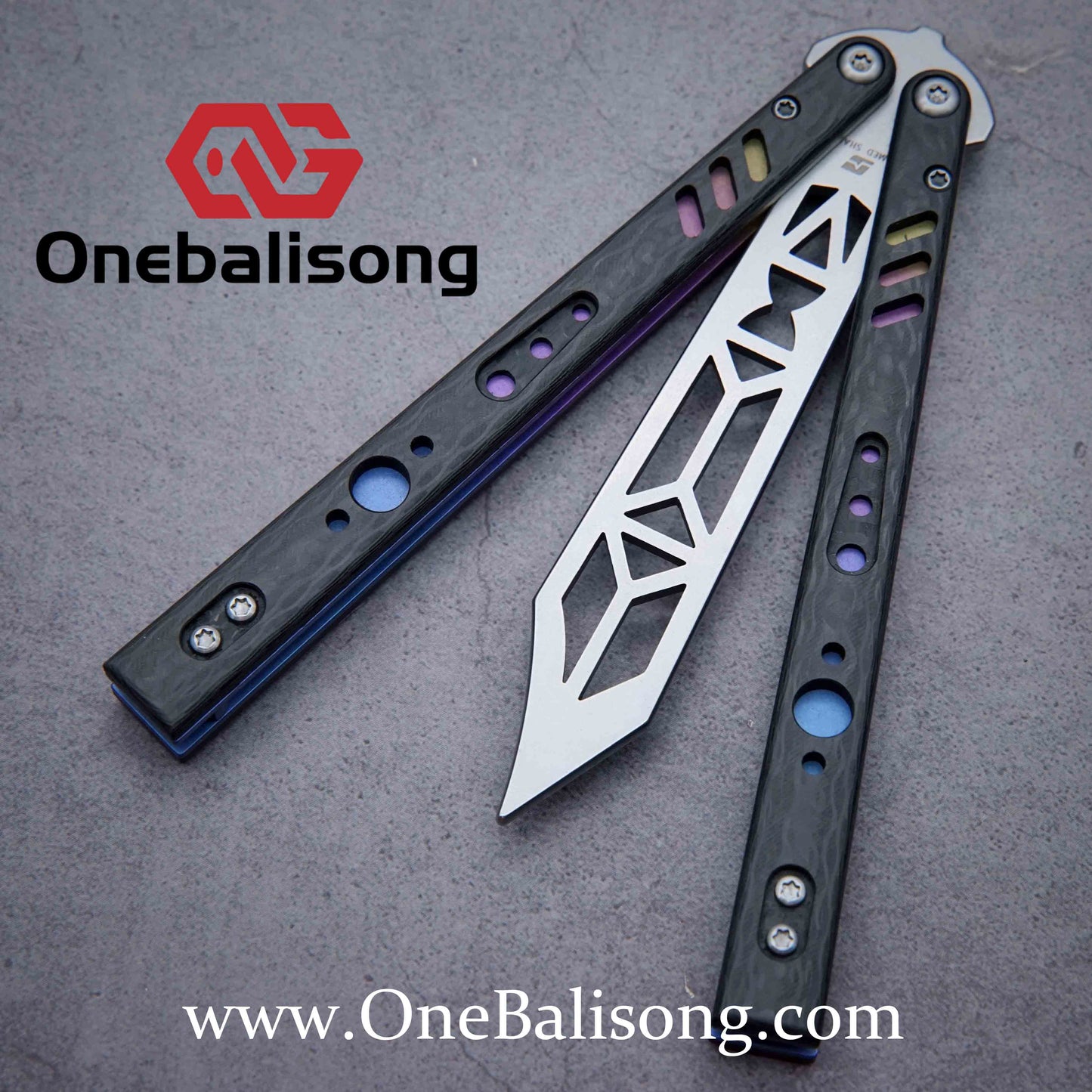 ARMED SHARK REP clone Titanium+g10 handle stainless steel blade Bushing