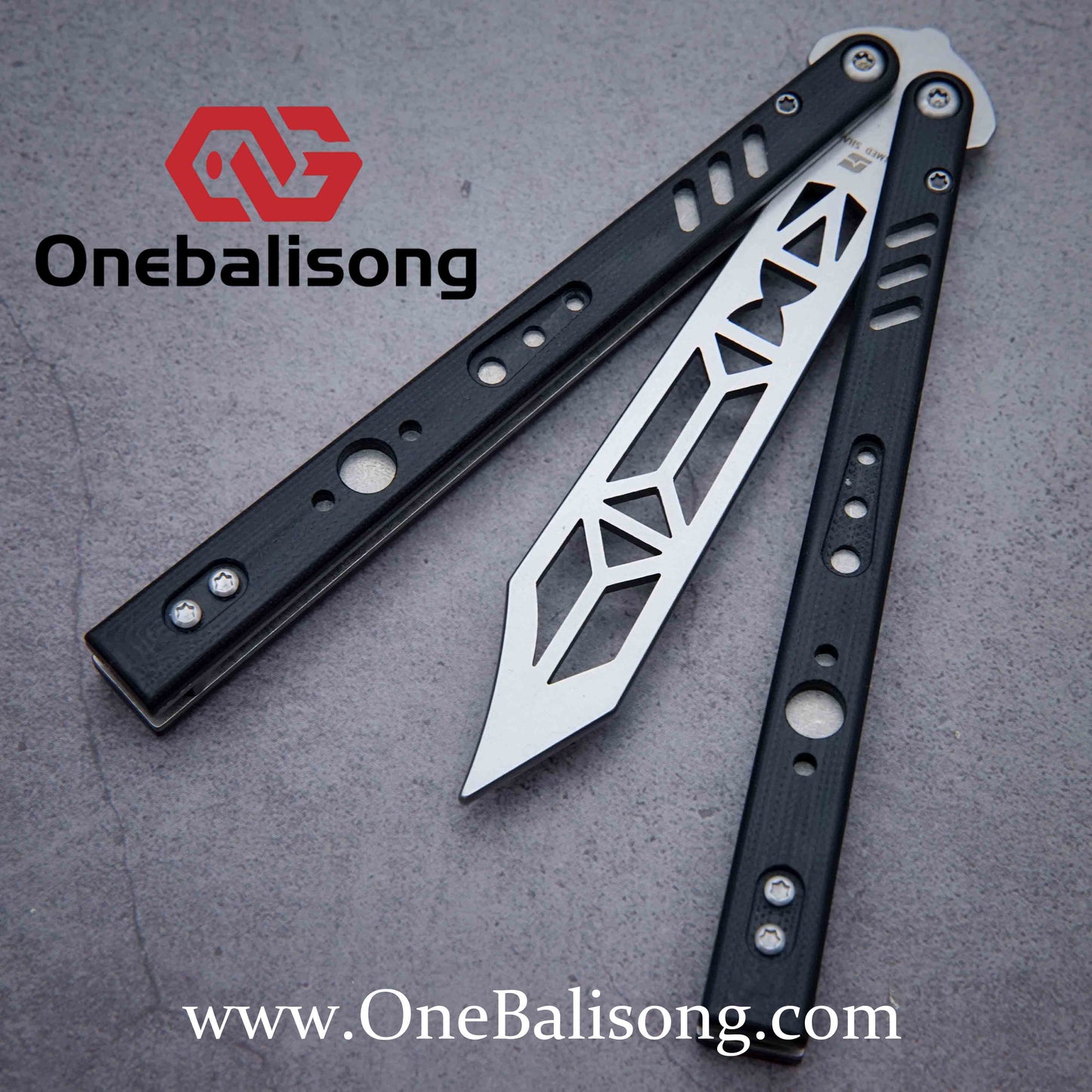 ARMED SHARK REP clone Titanium+g10 handle stainless steel blade Bushing