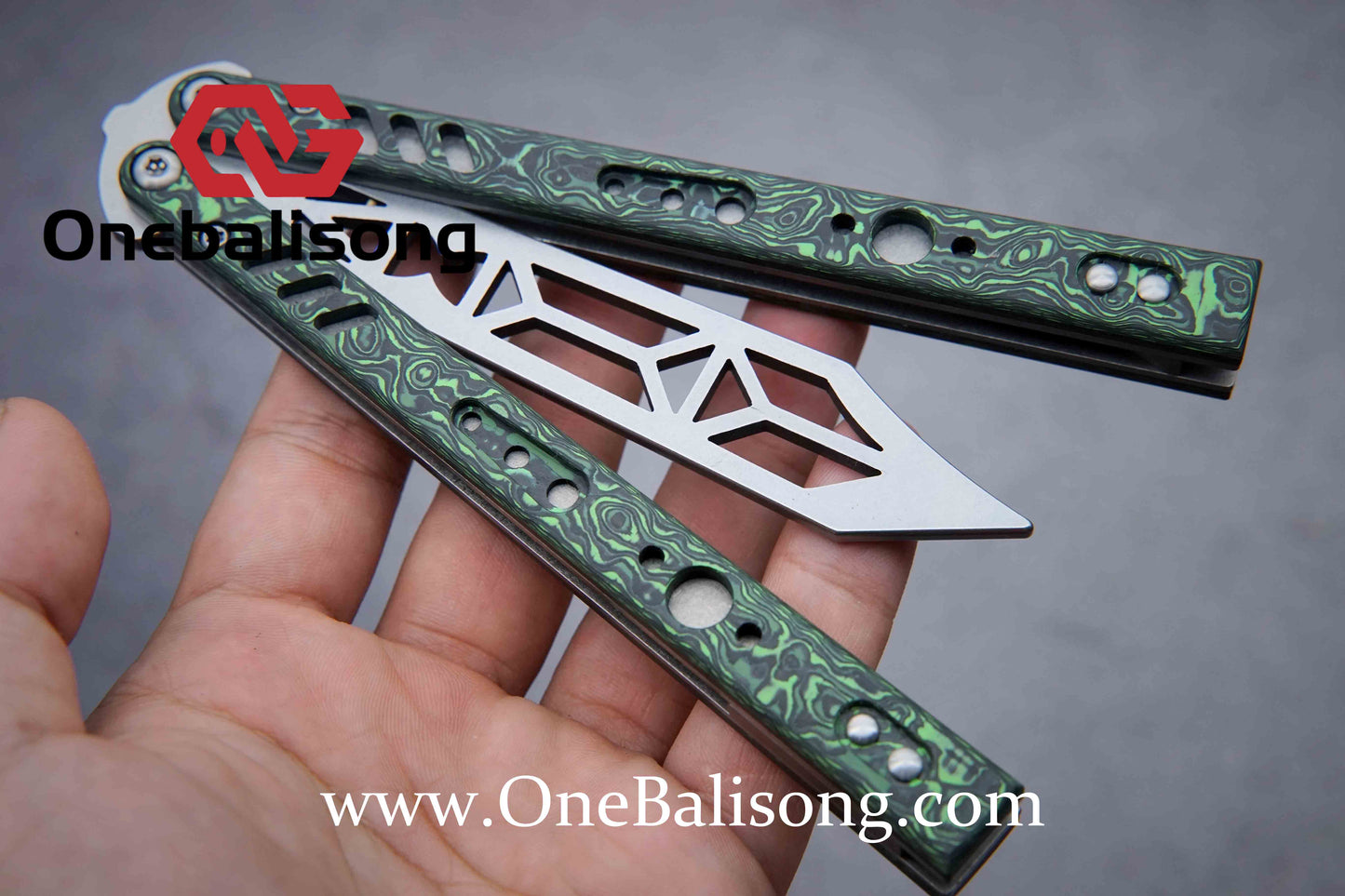 ARMED SHARK REP clone Titanium+g10 handle stainless steel blade Bushing