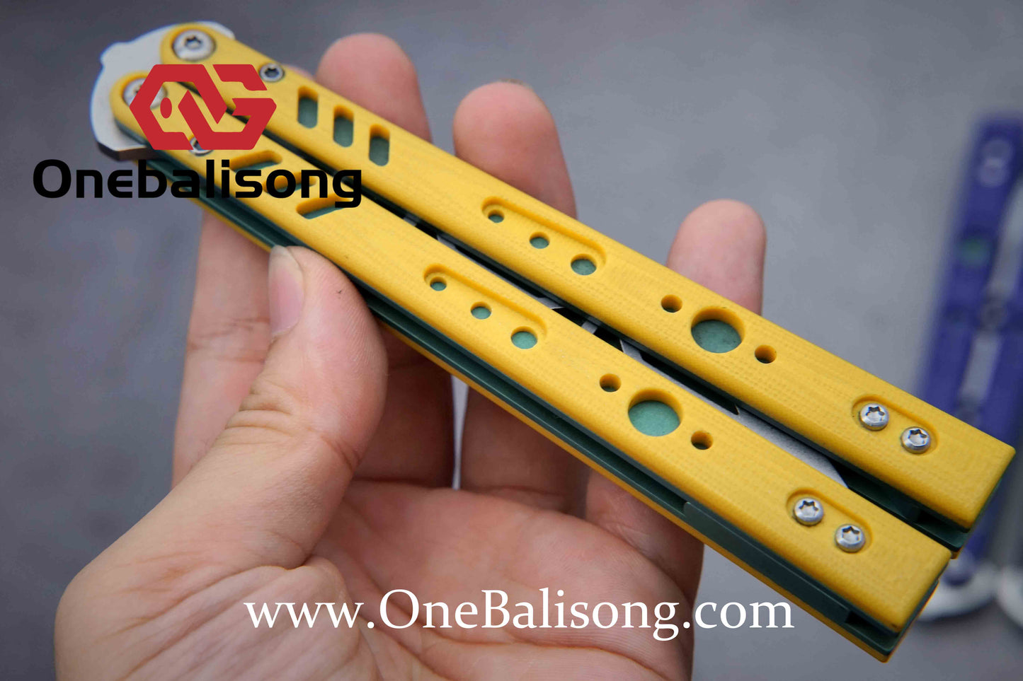 ARMED SHARK REP clone Titanium+g10 handle stainless steel blade Bushing