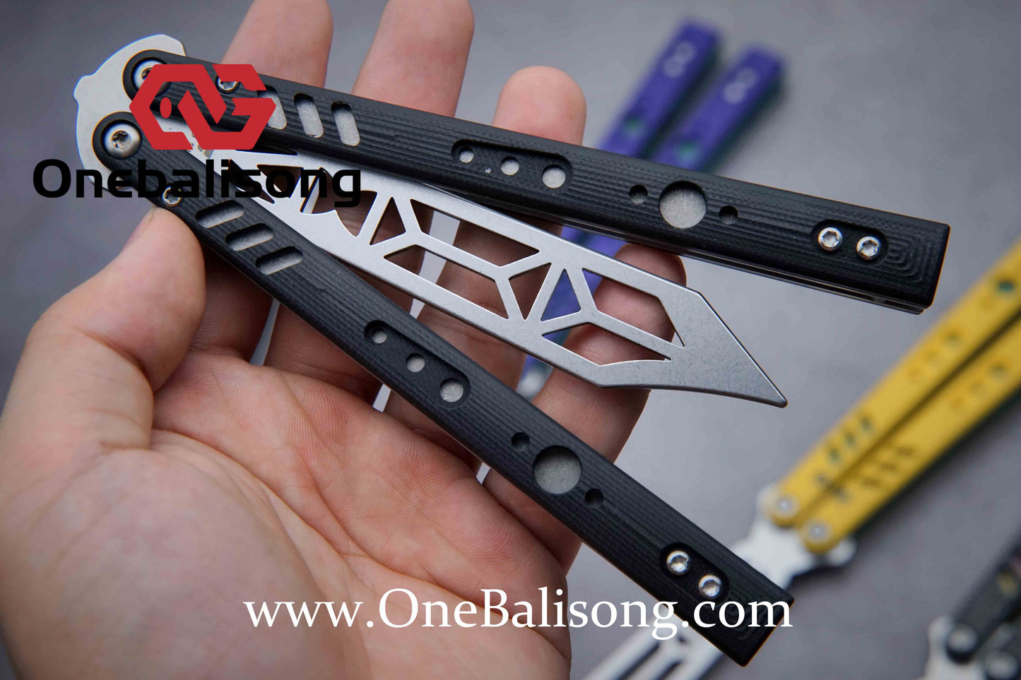 ARMED SHARK REP clone Titanium+g10 handle stainless steel blade Bushing