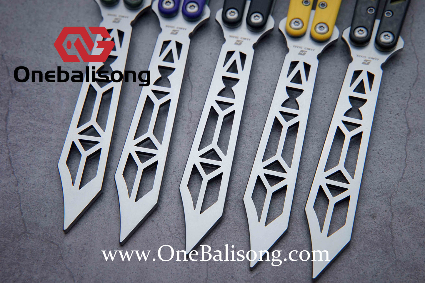 ARMED SHARK REP clone Titanium+g10 handle stainless steel blade Bushing
