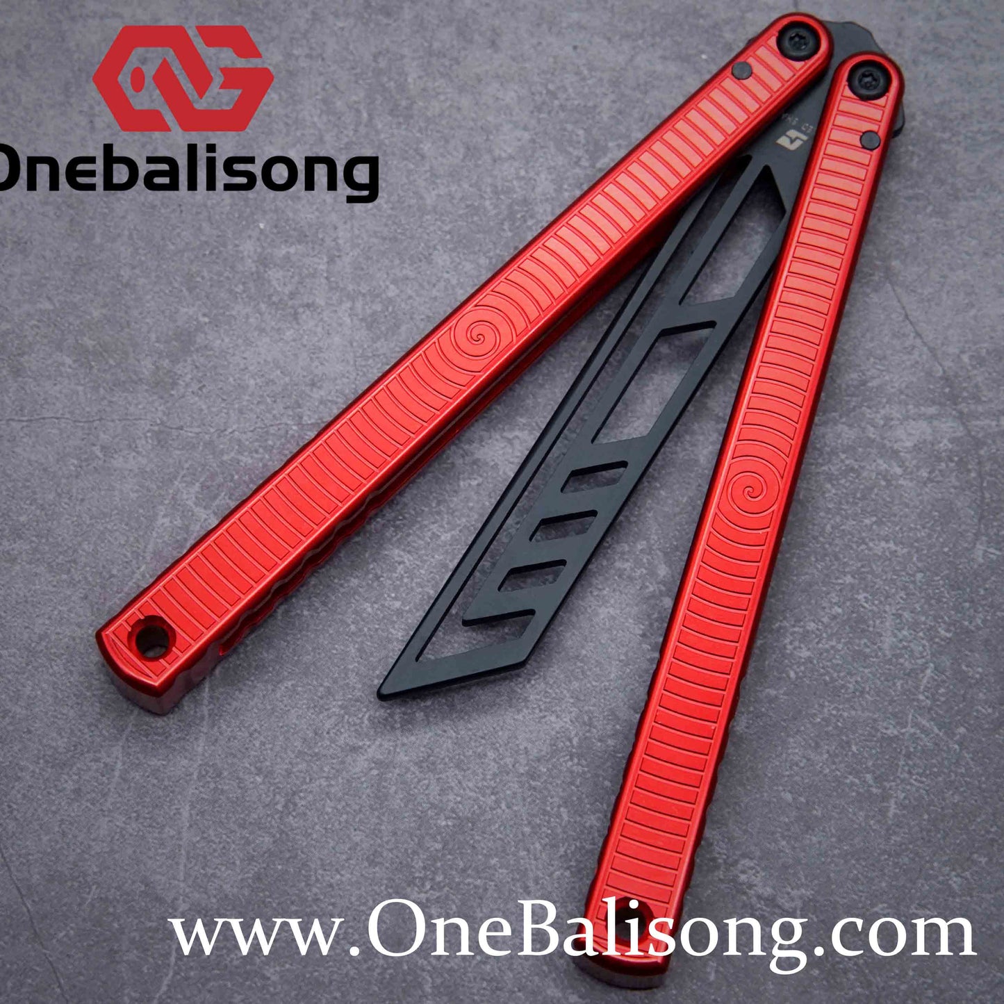 ARMED SHARK spiral kraken clone Aluminum alloy handle stainless steel blade Bushing