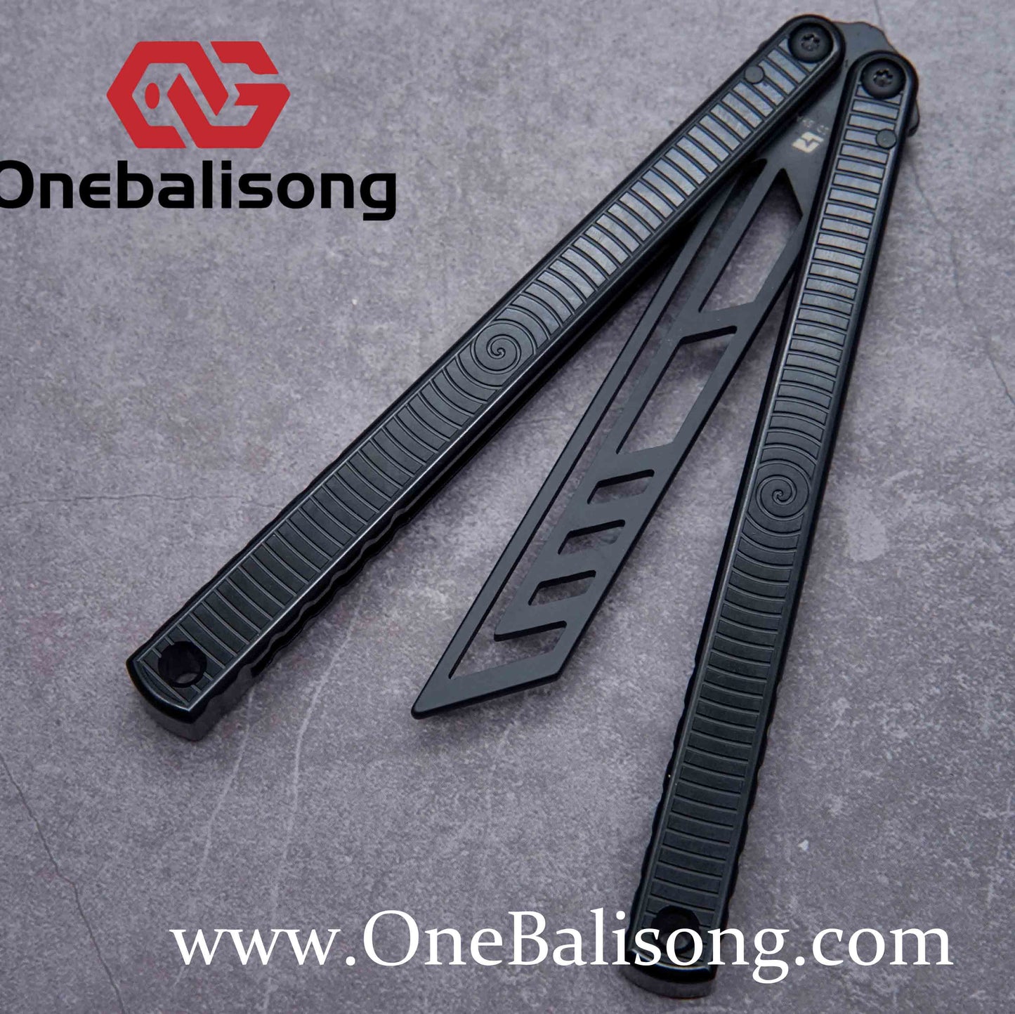 ARMED SHARK spiral kraken clone Aluminum alloy handle stainless steel blade Bushing