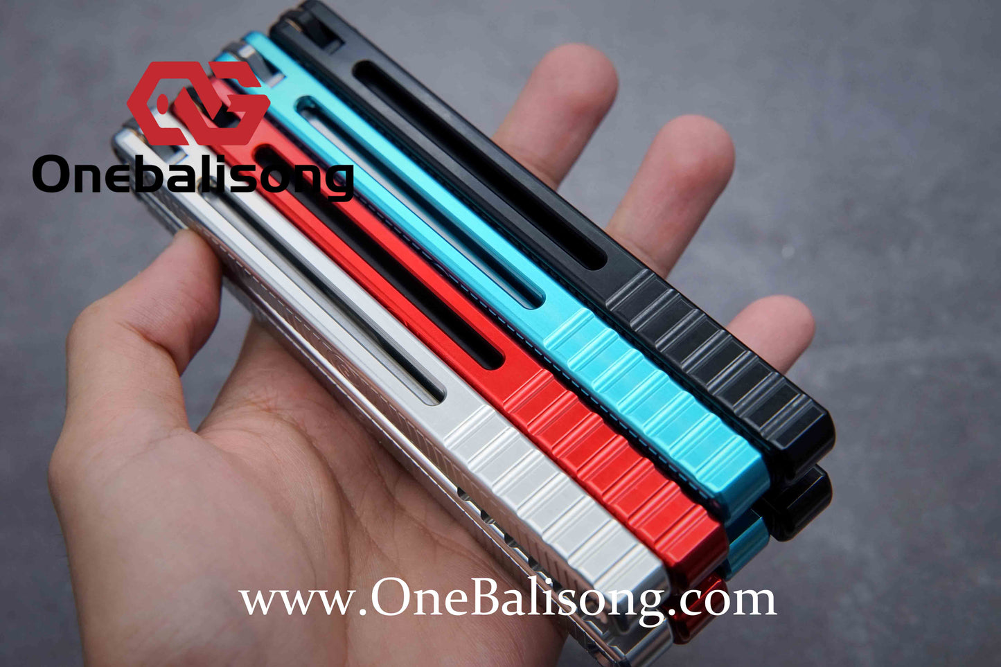 ARMED SHARK spiral kraken clone Aluminum alloy handle stainless steel blade Bushing