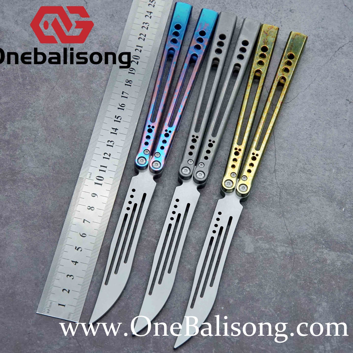 theone GALE clone Titanium alloy handle stainless steel blade Bushing