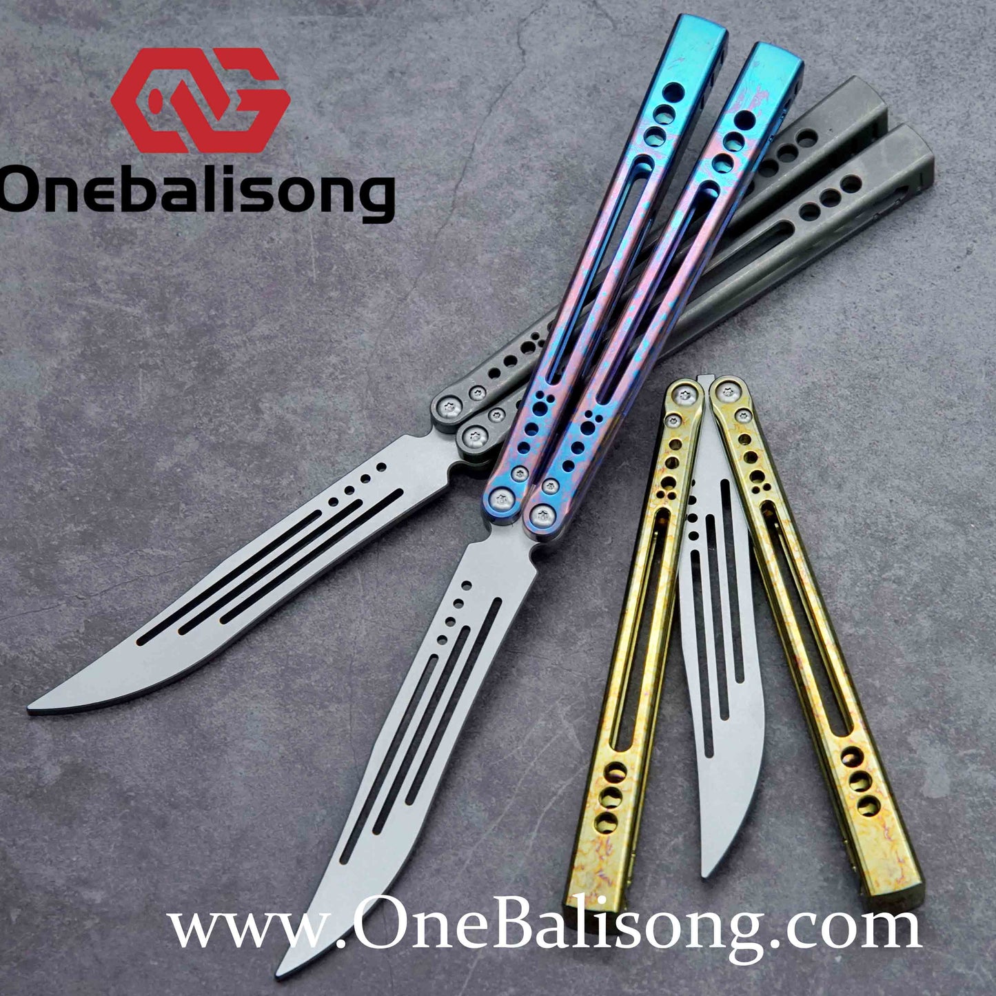 theone GALE clone Titanium alloy handle stainless steel blade Bushing