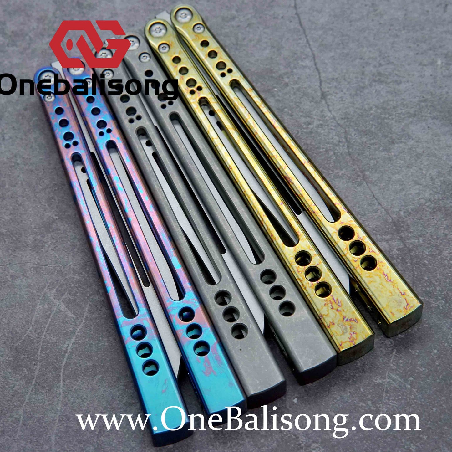 theone GALE clone Titanium alloy handle stainless steel blade Bushing