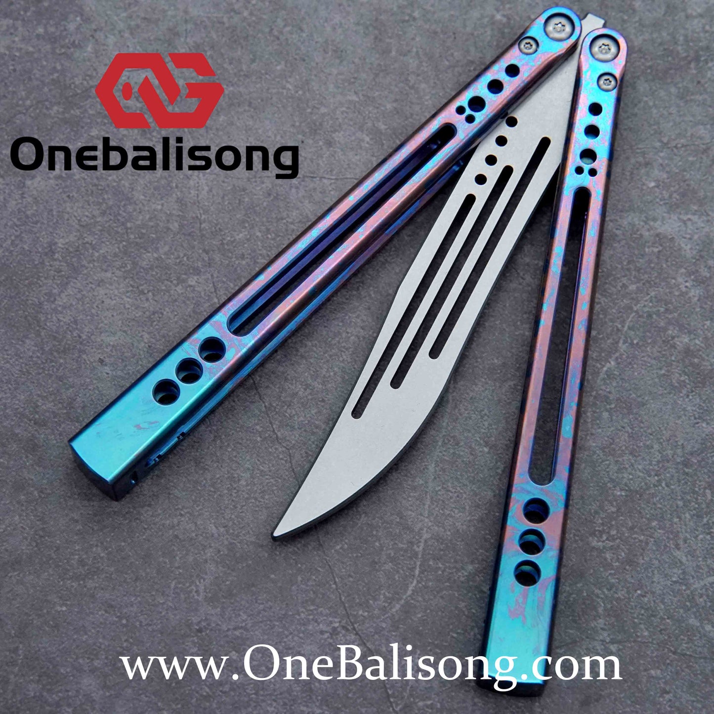 theone GALE clone Titanium alloy handle stainless steel blade Bushing