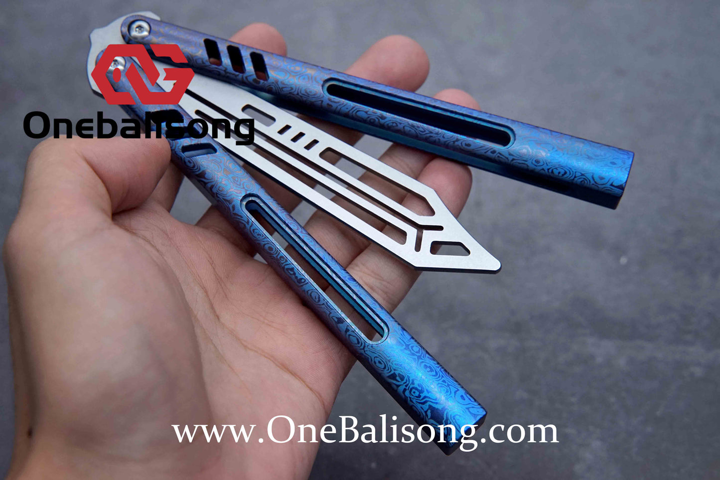 theone One-piece REP clone Titanium alloy-handle stainless steel blade bushings