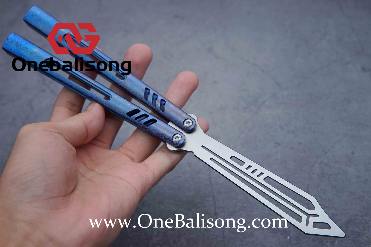 theone One-piece REP clone Titanium alloy-handle stainless steel blade bushings