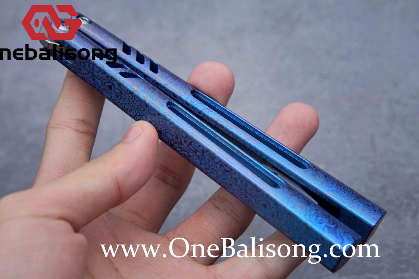 theone One-piece REP clone Titanium alloy-handle stainless steel blade bushings