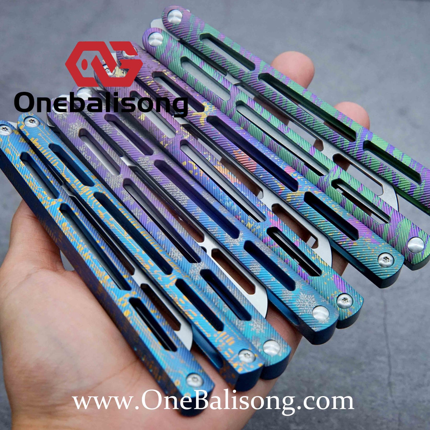 theone Integrated tsunami clone Titanium handle One-piece structure Bushing