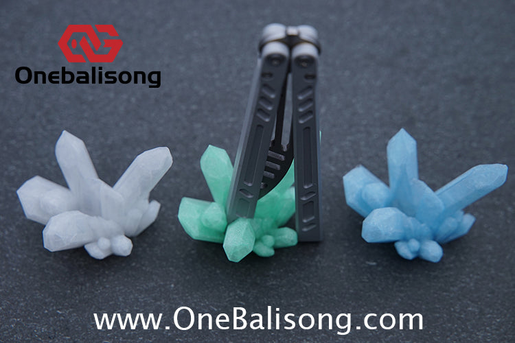 Beautiful Ice Crystal Knife Holder Balisong/Tool Carrier/Knife Holder Suitable For Butterfly Knives/
