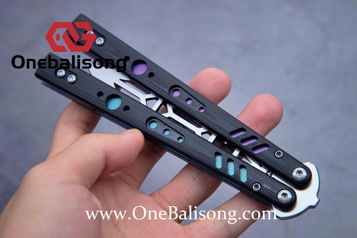 ARMED SHARK REP clone Titanium+g10 handle stainless steel blade Bushing