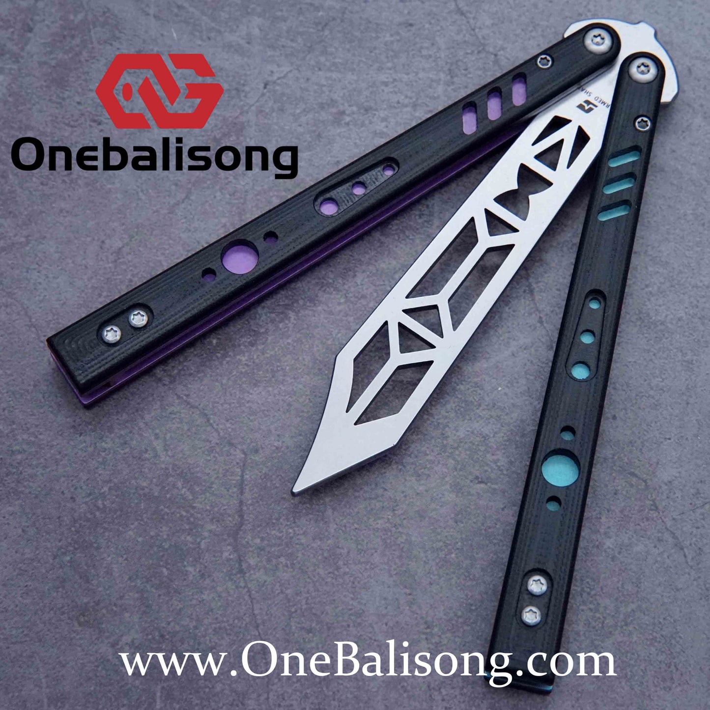 ARMED SHARK REP clone Titanium+g10 handle stainless steel blade Bushing