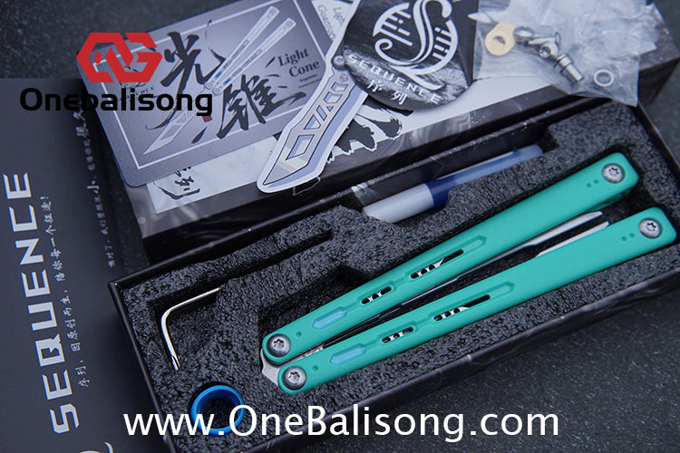 Sequence Light Cone Baliosng ABS+Stainless Steel Handle Stainless Steel Blade Sandwich Structure Bushings