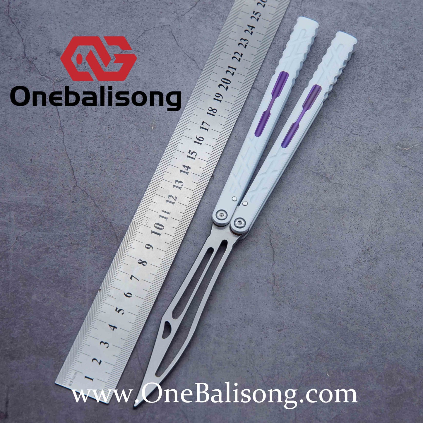 Bali X jiegeng ABX clone 7075 Aluminum alloy handle Stainless steel Trainer blade Bushing