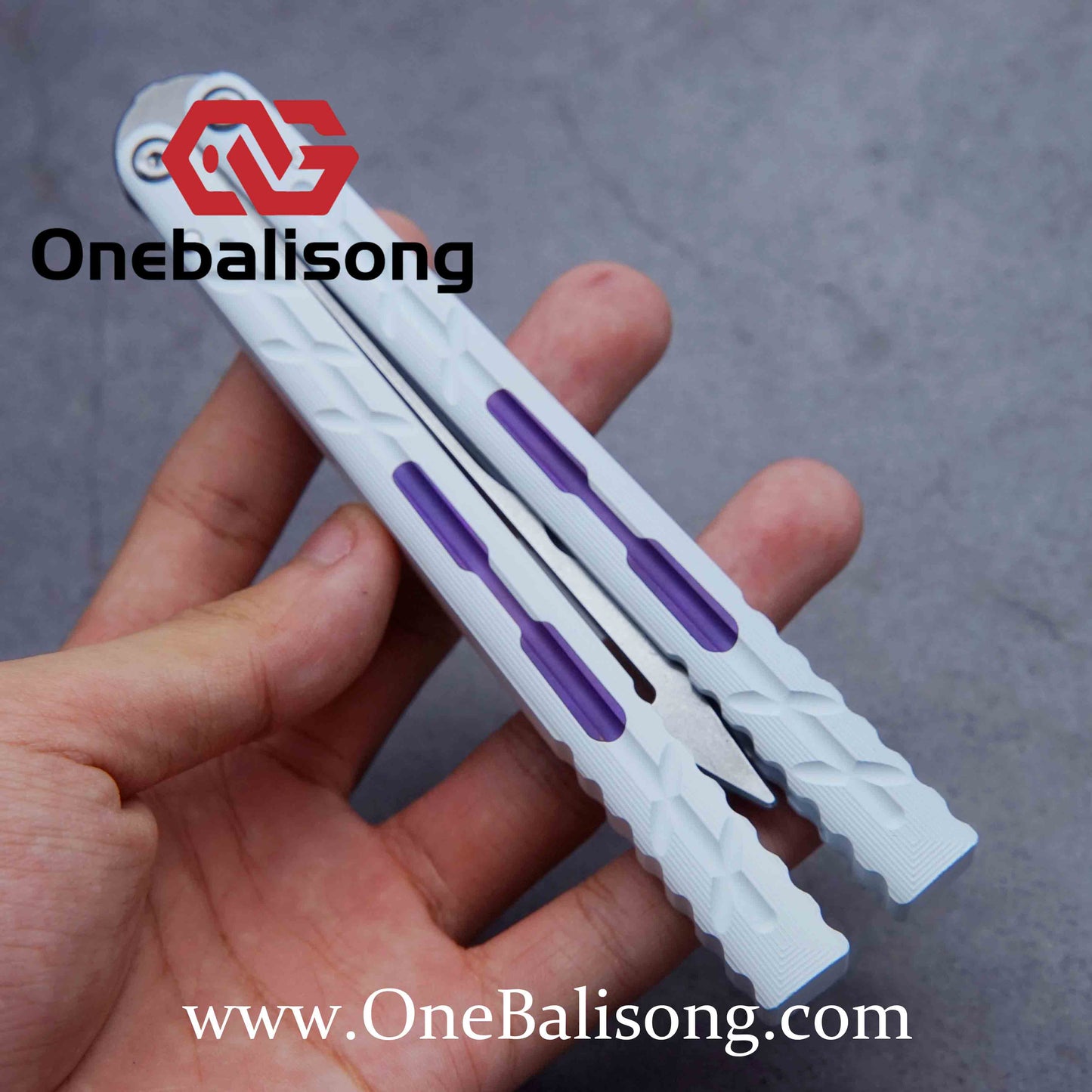 Bali X jiegeng ABX clone 7075 Aluminum alloy handle Stainless steel Trainer blade Bushing