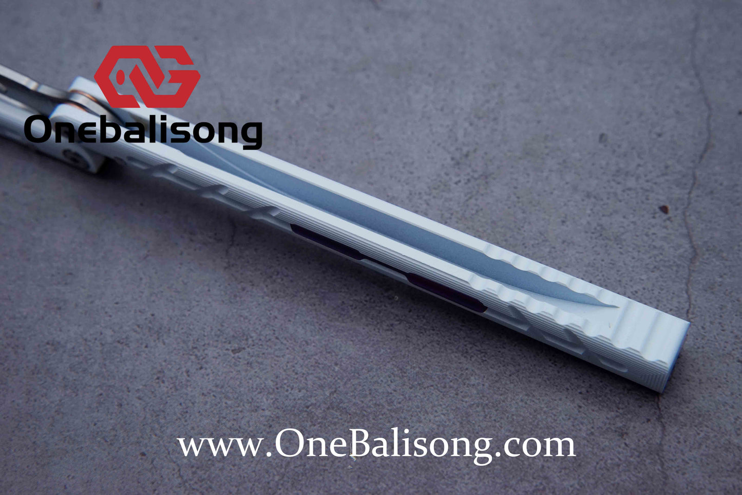 Bali X jiegeng ABX clone 7075 Aluminum alloy handle Stainless steel Trainer blade Bushing