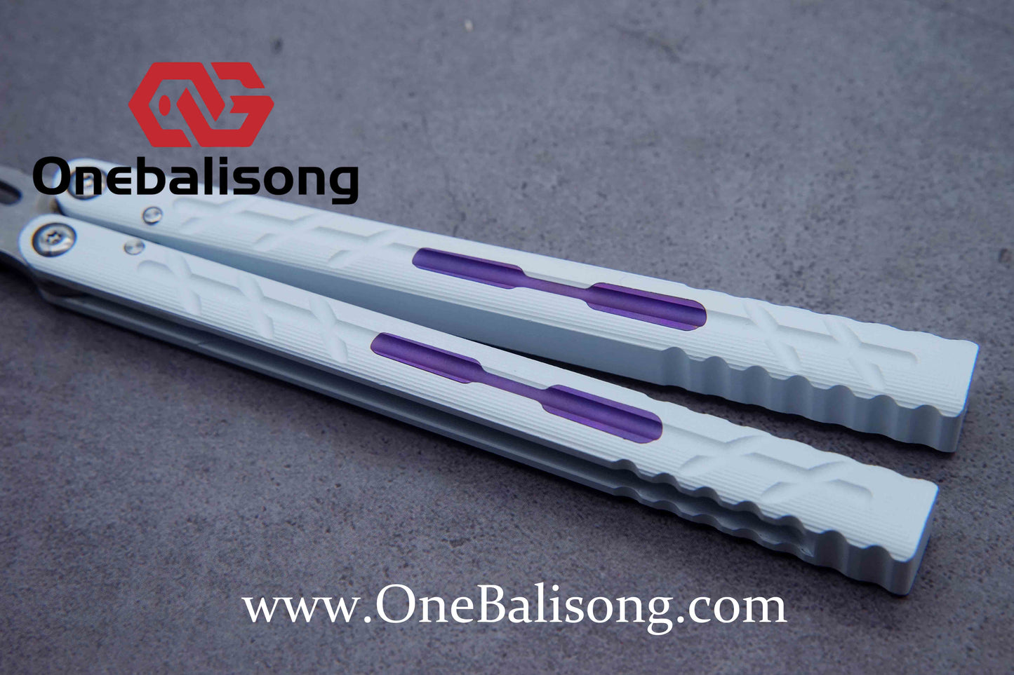 Bali X jiegeng ABX clone 7075 Aluminum alloy handle Stainless steel Trainer blade Bushing
