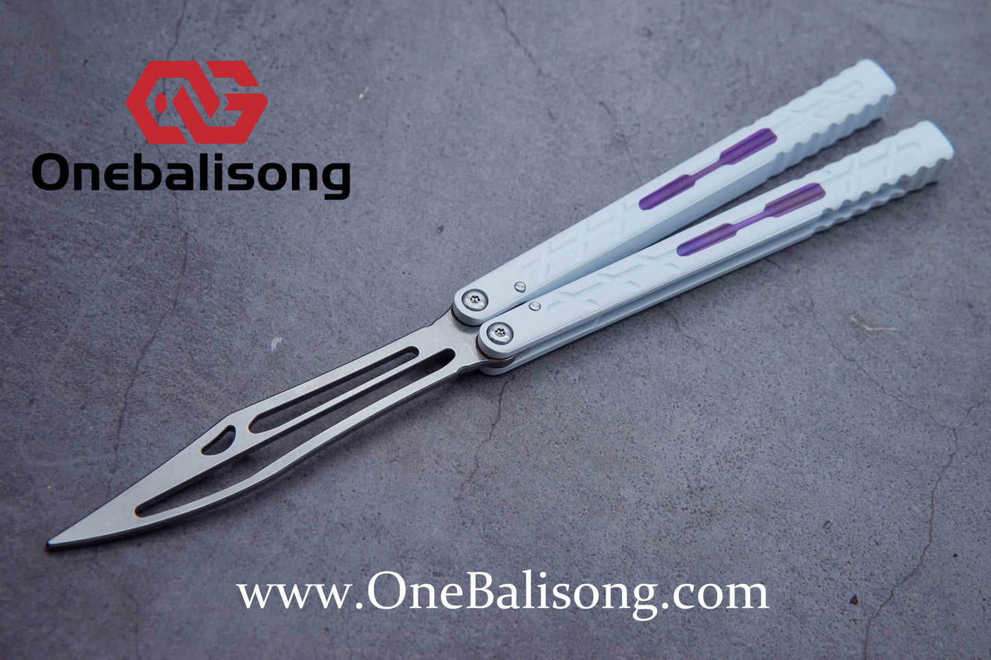 Bali X jiegeng ABX clone 7075 Aluminum alloy handle Stainless steel Trainer blade Bushing