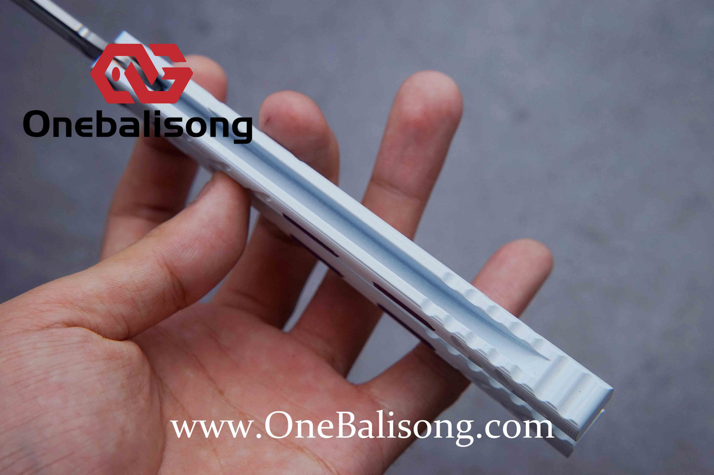 Bali X jiegeng ABX clone 7075 Aluminum alloy handle Stainless steel Trainer blade Bushing