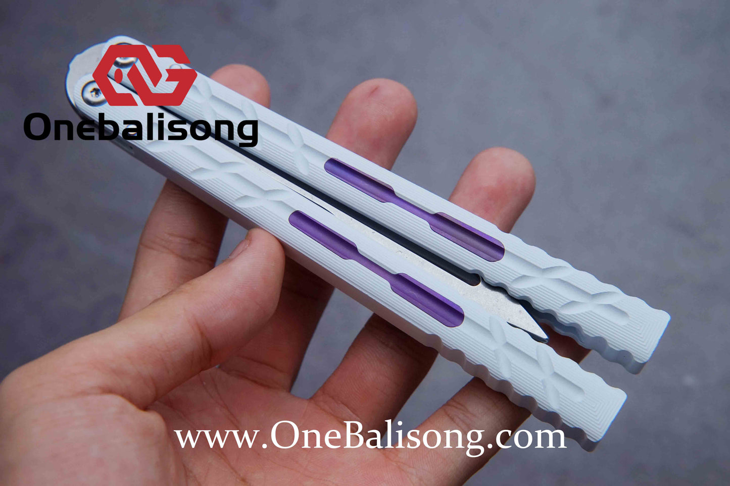 Bali X jiegeng ABX clone 7075 Aluminum alloy handle Stainless steel Trainer blade Bushing