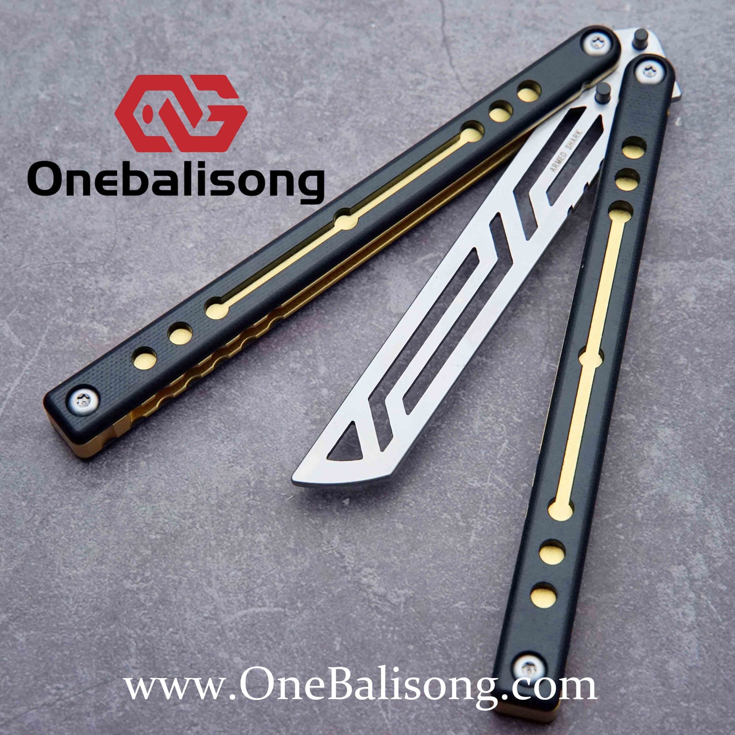 ARMED SHARK Nautilus V2 Clone Aluminum alloy handle stainless steel blade Bushing