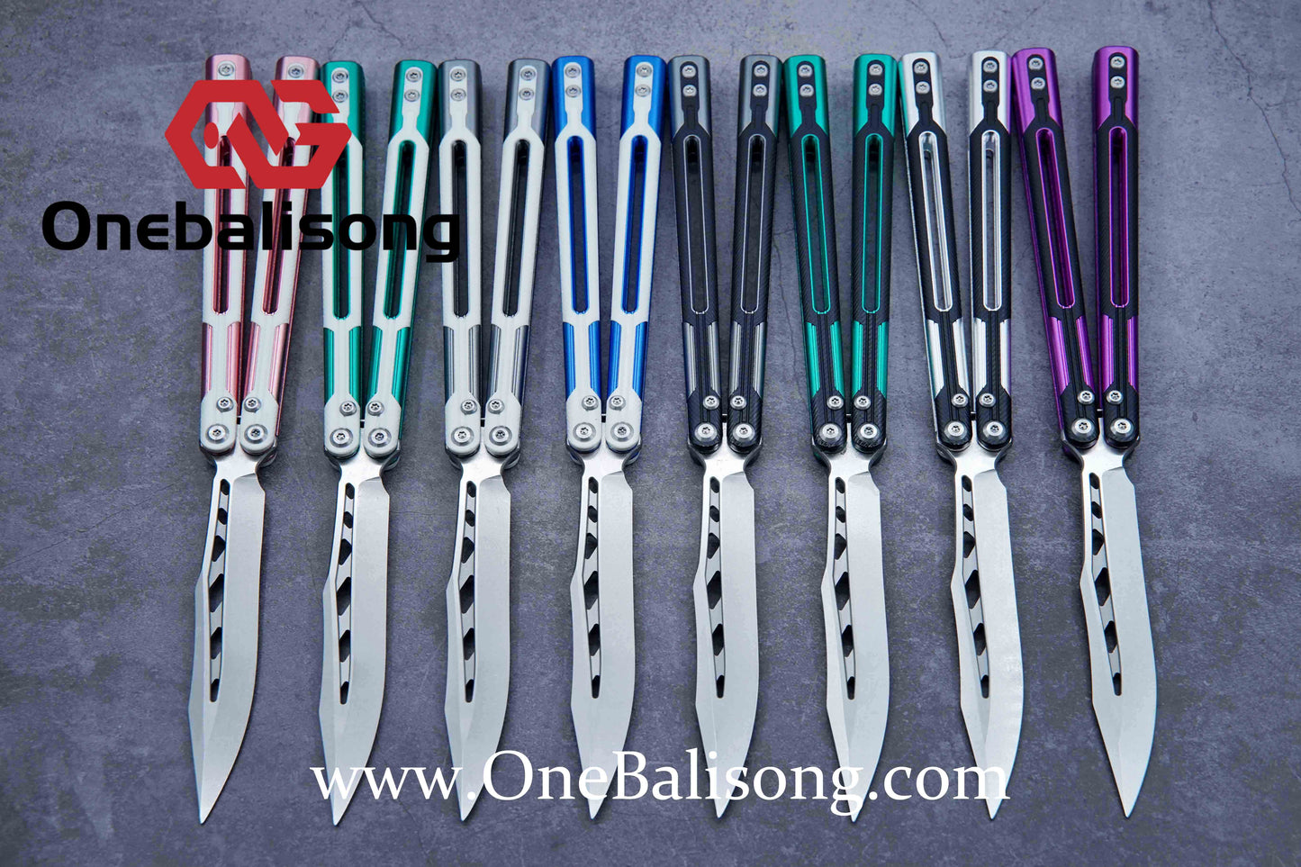 APOCALYPSE TIANQI Cygnus Clone v3.5 Blue screw 7075 Aluminum alloy handle bushing stainless steel blade
