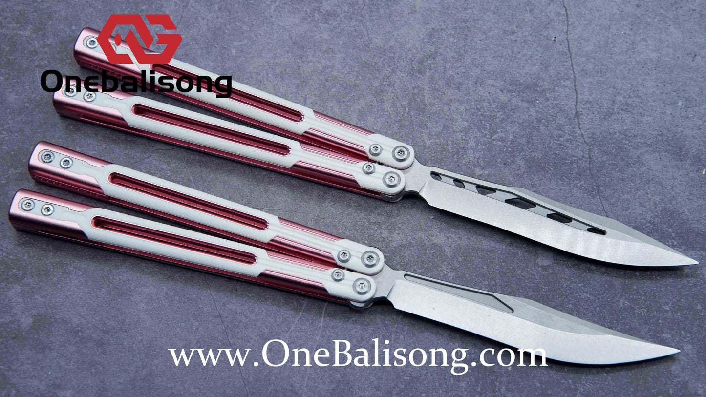 APOCALYPSE TIANQI Cygnus Clone v3.5 Blue screw 7075 Aluminum alloy handle bushing stainless steel blade